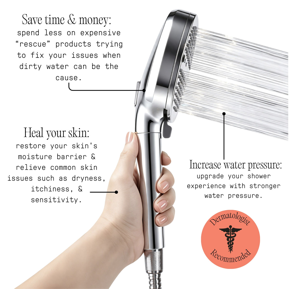 Handheld Filtered Showerhead