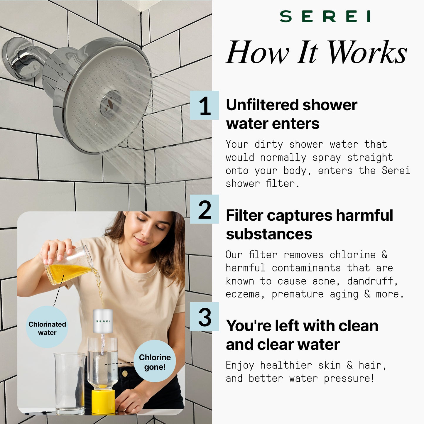 Serei Filtering Showerhead