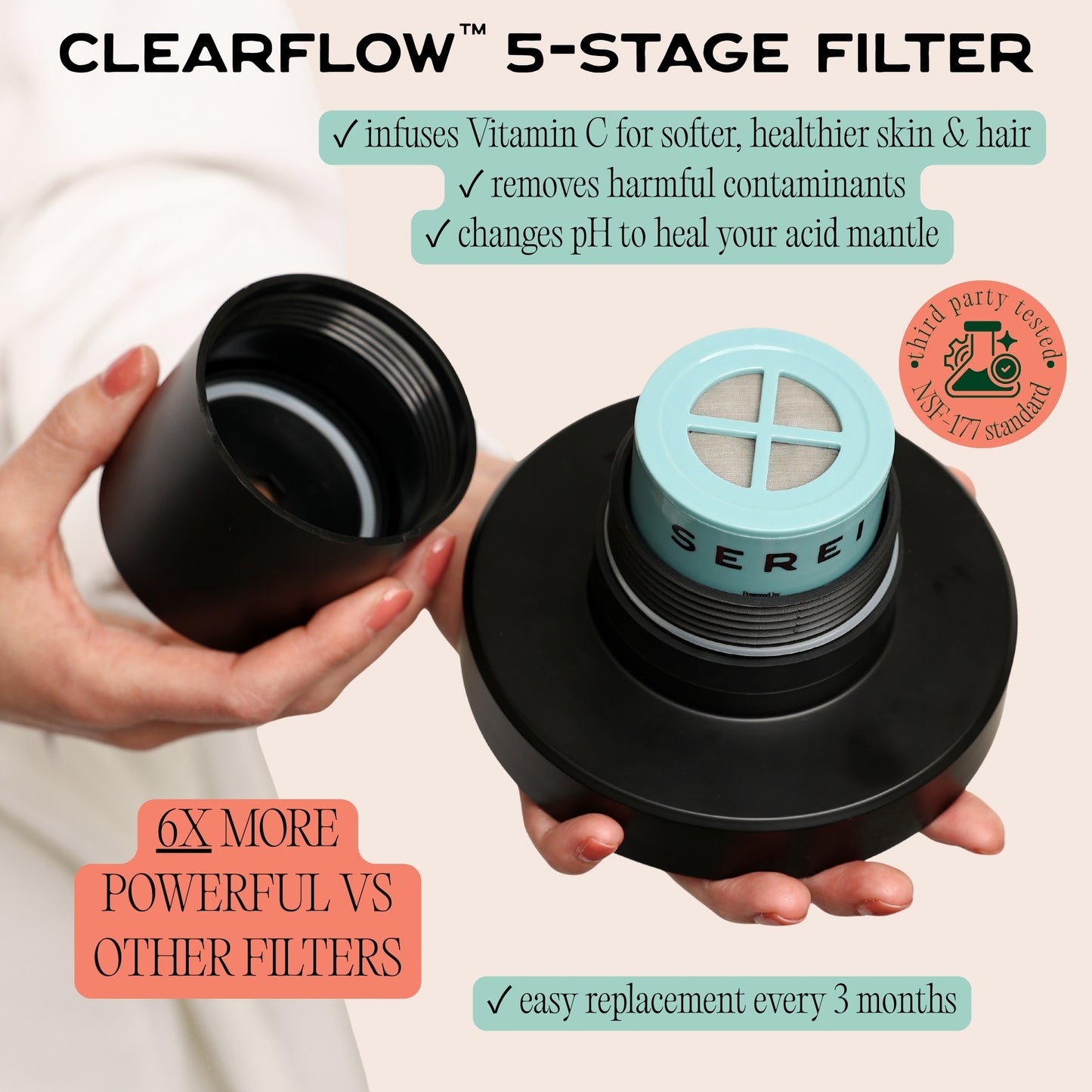 Serei Filtered Showerhead