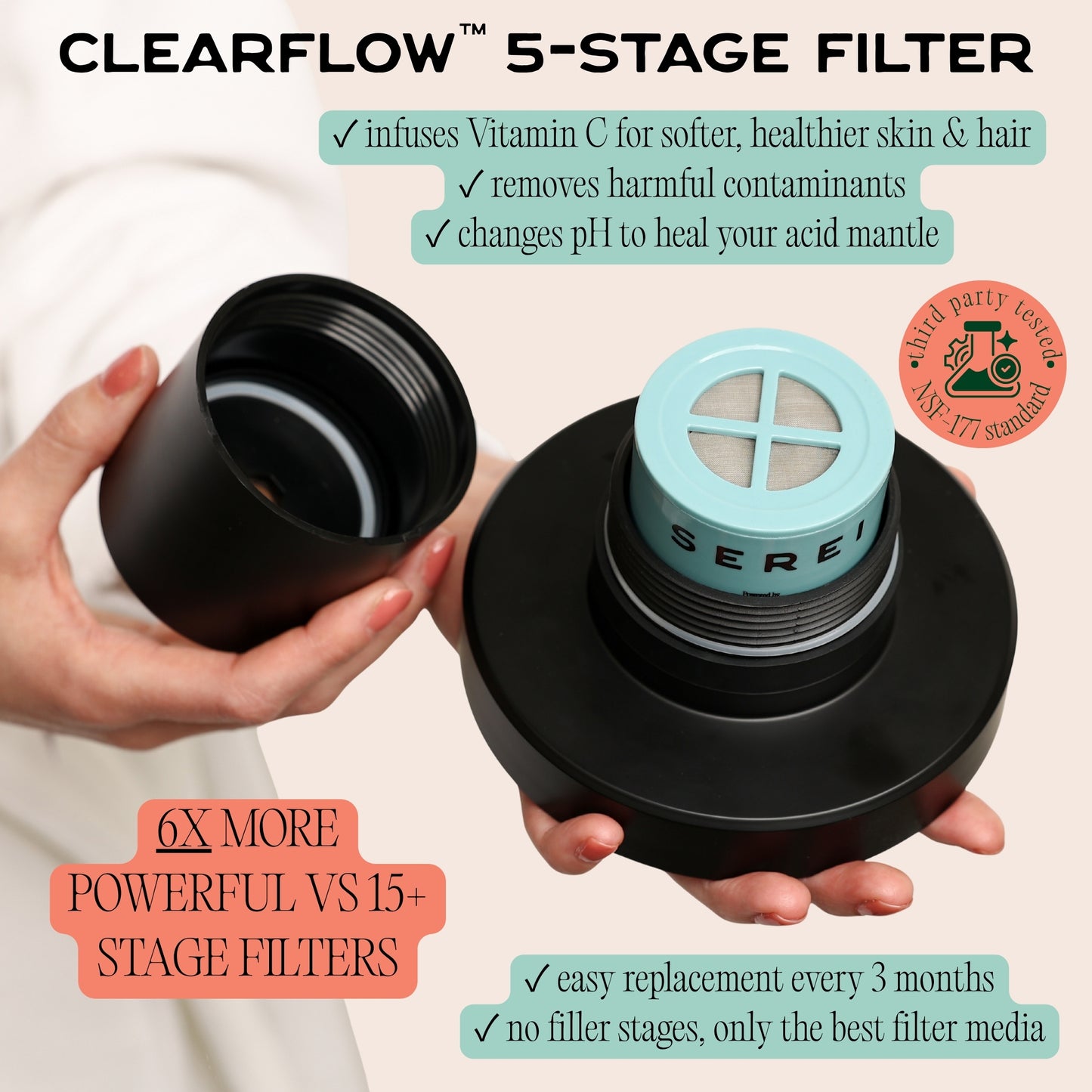 Serei Filtered Showerhead